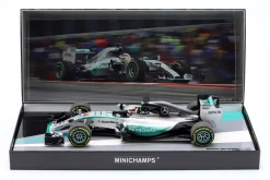 L. Hamilton Mercedes AMG W06 #44 Sieger USA GP Formel 1 Weltmeister 2015 1:18 Minichamps