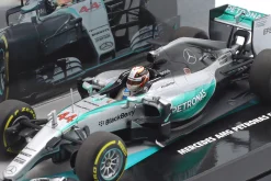 L. Hamilton Mercedes F1 W06 #44 Sieger USA GP Formel 1 Weltmeister 2015 1:43 Minichamps