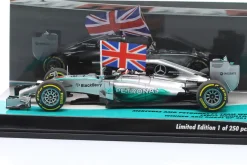 L. Hamilton Mercedes F1 W05 #44 Sieger Abu Dhabi GP Formel 1 Weltmeister 2014 1:43 Minichamps
