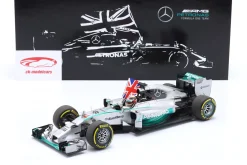 L. Hamilton Mercedes F1 W05 #44 Sieger Abu Dhabi GP Formel 1 Weltmeister 2014 1:18 Minichamps