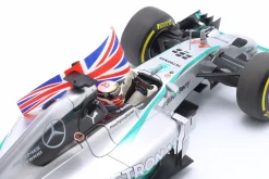 L. Hamilton Mercedes F1 W05 #44 Sieger Abu Dhabi GP Formel 1 Weltmeister 2014 1:18 Minichamps