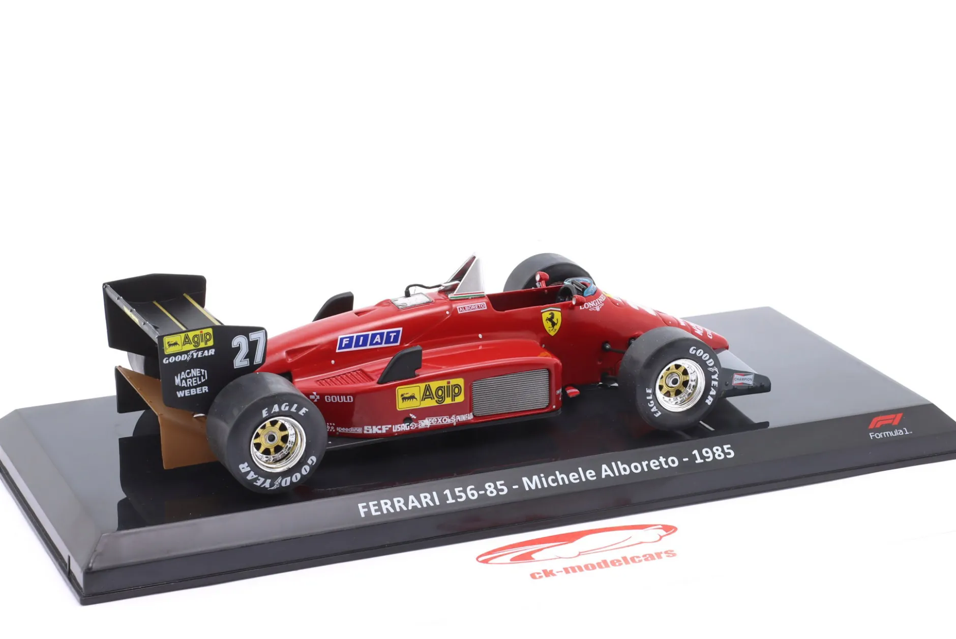 M. Alboreto Ferrari 156/85 #27 Sieger Deutschland GP Formel 1 1985 1:24 Premium Collectibles
