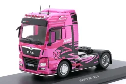 MAN TGX Sattelzugmaschine Woman Trucker 2014 pink 1:43 Hachette