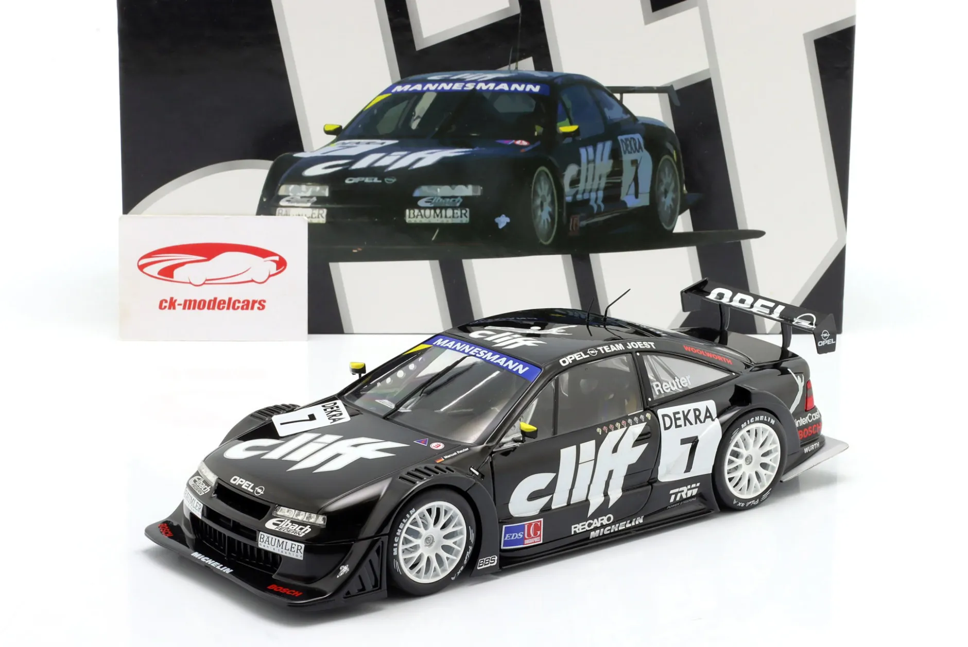 Manuel Reuter #7 Opel Calibra V6 4x4 Team Joest DTM / ITC Champion 1996 1:18 WERK83