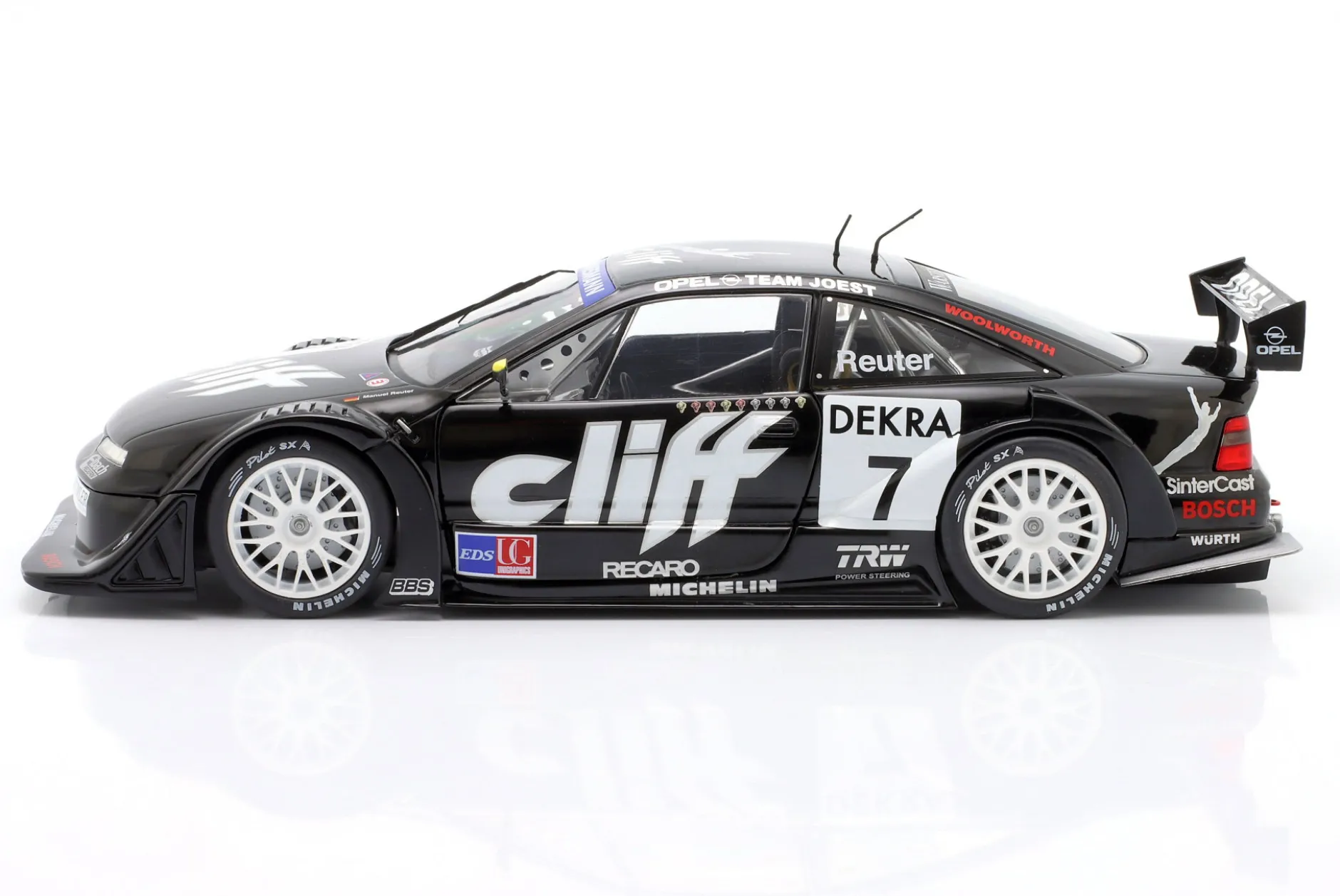 Manuel Reuter #7 Opel Calibra V6 4x4 Team Joest DTM / ITC Champion 1996 1:18 WERK83