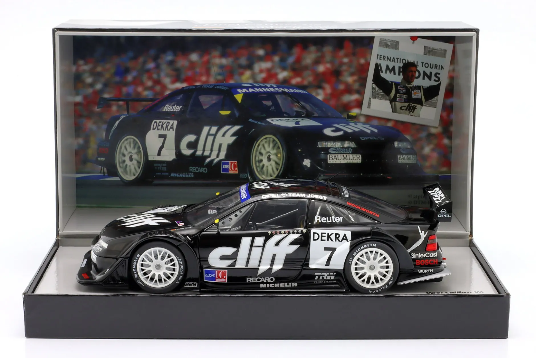 Manuel Reuter #7 Opel Calibra V6 4x4 Team Joest DTM / ITC Champion 1996 1:18 WERK83