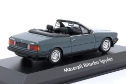 Maserati Biturbo Spyder Baujahr 1984 dunkelgrün metallic 1:43 Minichamps