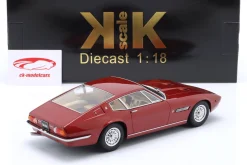 Maserati Ghibli Coupe Baujahr 1969 rot metallic 1:18 KK-Scale