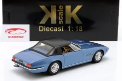 Maserati Ghibli Spider Baujahr 1970 hellblau metallic 1:18 KK-Scale