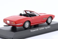 Maserati Ghibli Spyder Baujahr 1969 rot 1:43 Minichamps