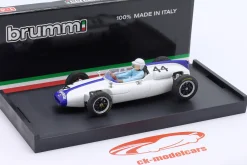 Masten Gregory Cooper T53 #44 Belgien GP Formel 1 1961 mit Fahrerfigur 1:43 Brumm