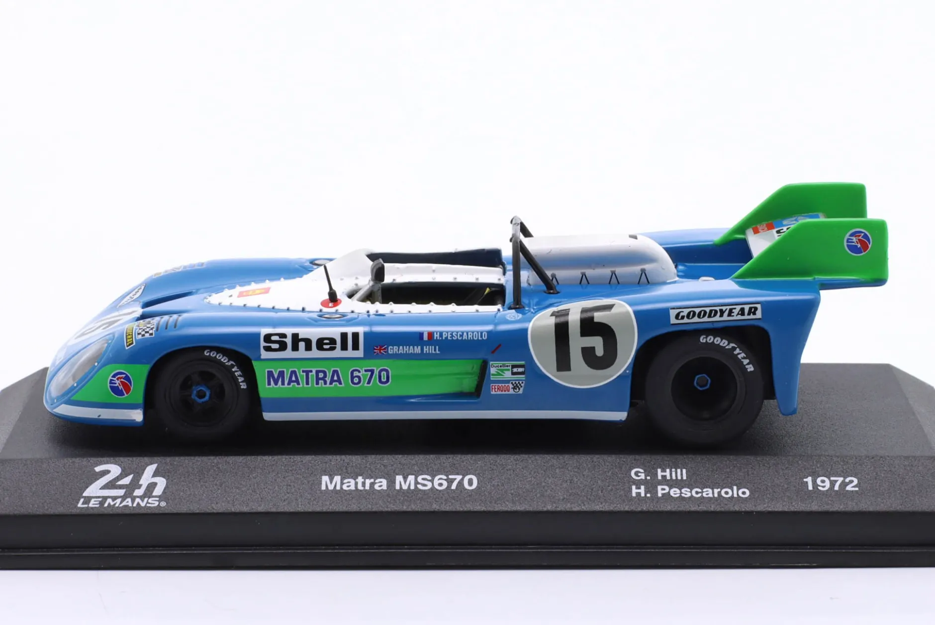 Matra MS670 #15 Sieger 24h LeMans 1972 Pescarolo, Hill 1:43 Altaya