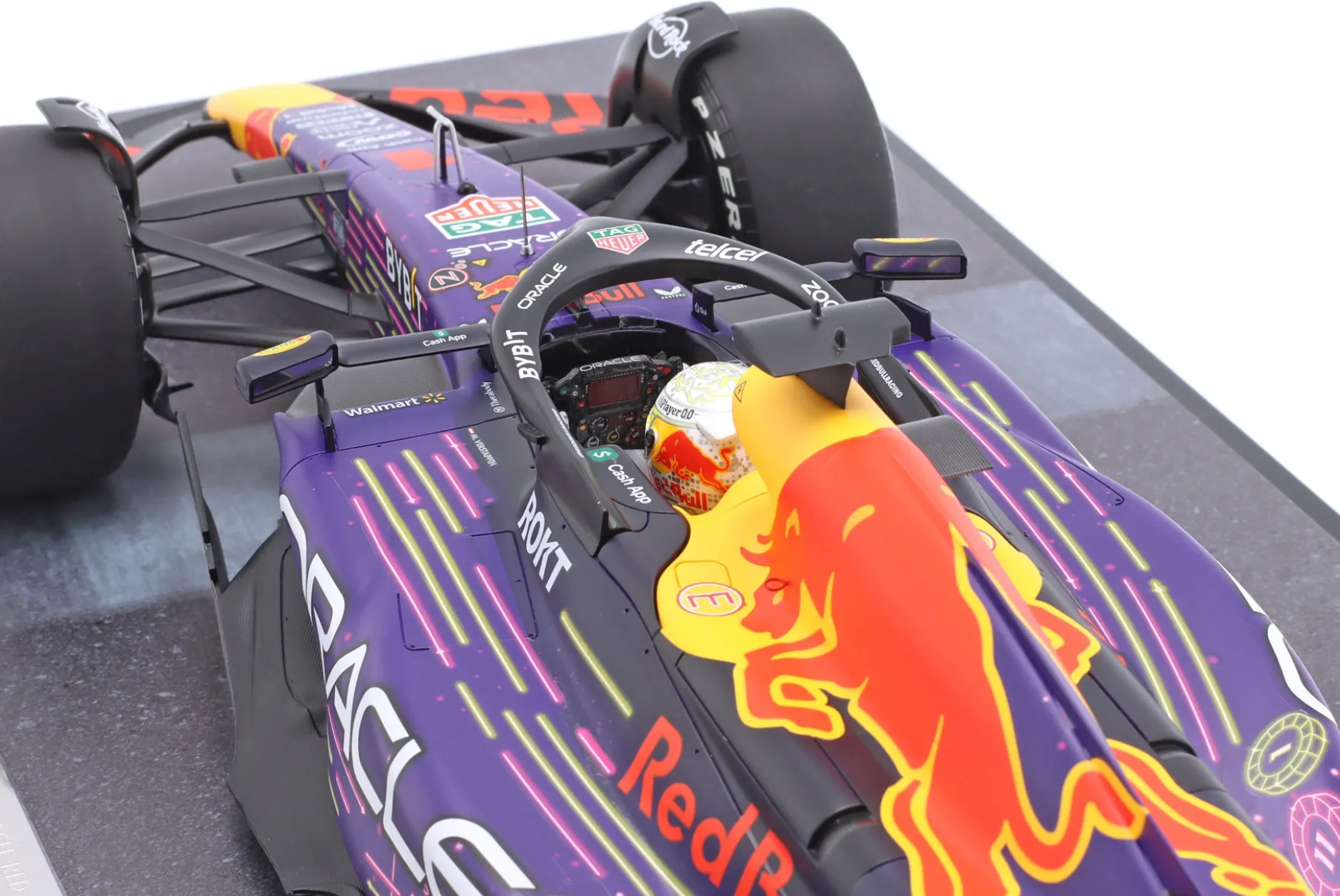 Max Verstappen Red Bull RB19 #1 Sieger Las Vegas GP Formel 1 Weltmeister 2023 1:12 Minichamps