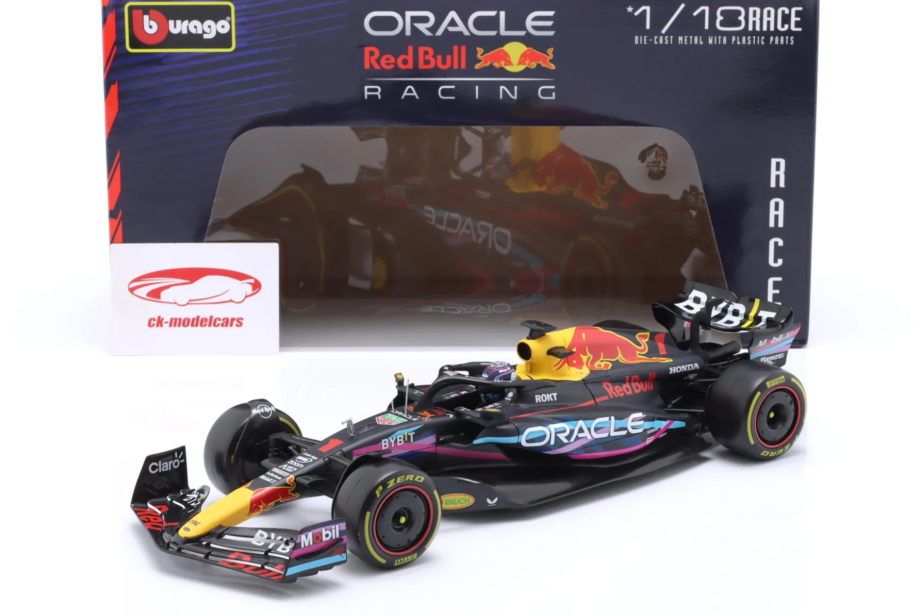 Max Verstappen Red Bull RB19 #1 Sieger Miami GP Formel 1 Weltmeister 2023 1:18 Bburago