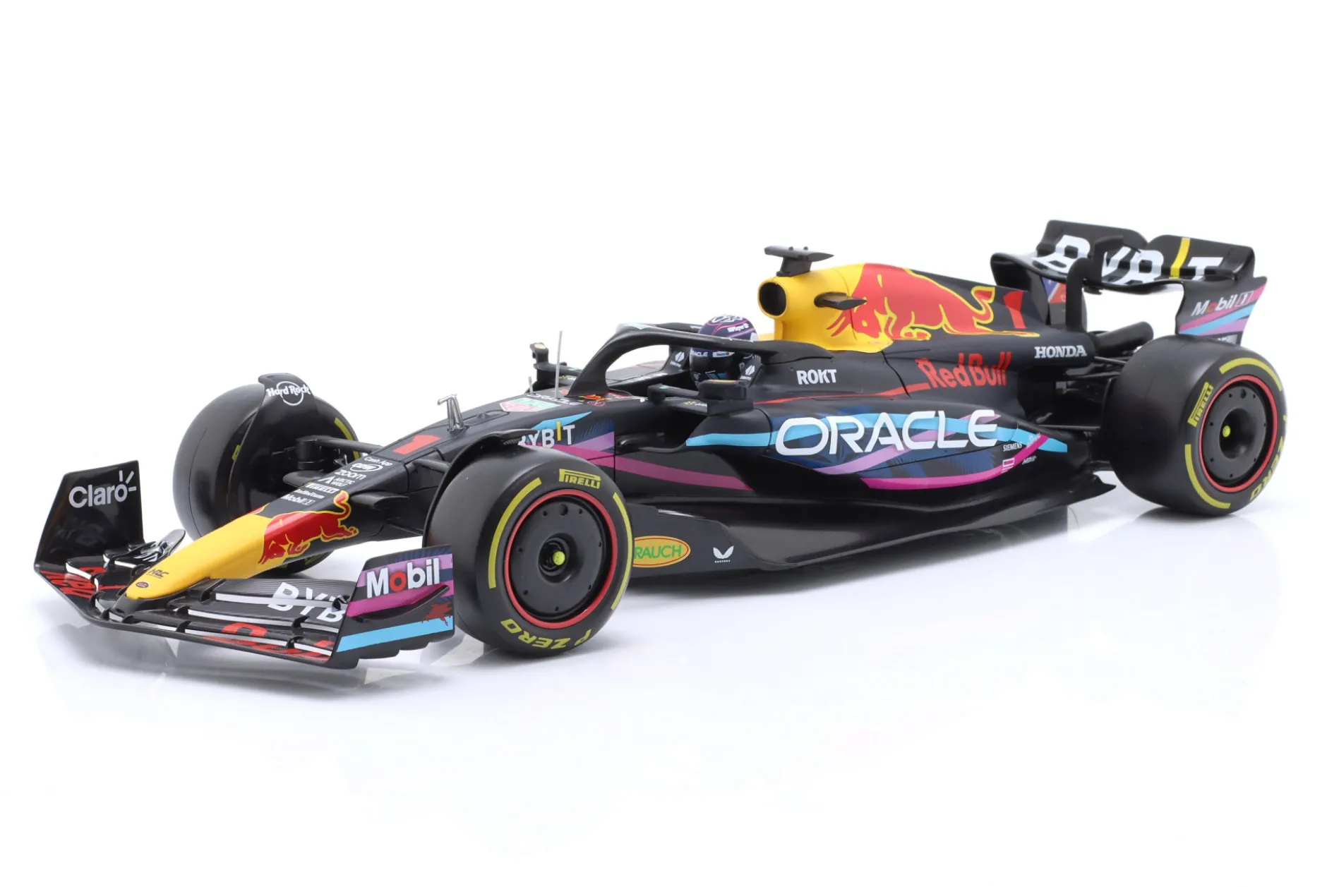 Max Verstappen Red Bull RB19 #1 Sieger Miami GP Formel 1 Weltmeister 2023 1:18 Bburago