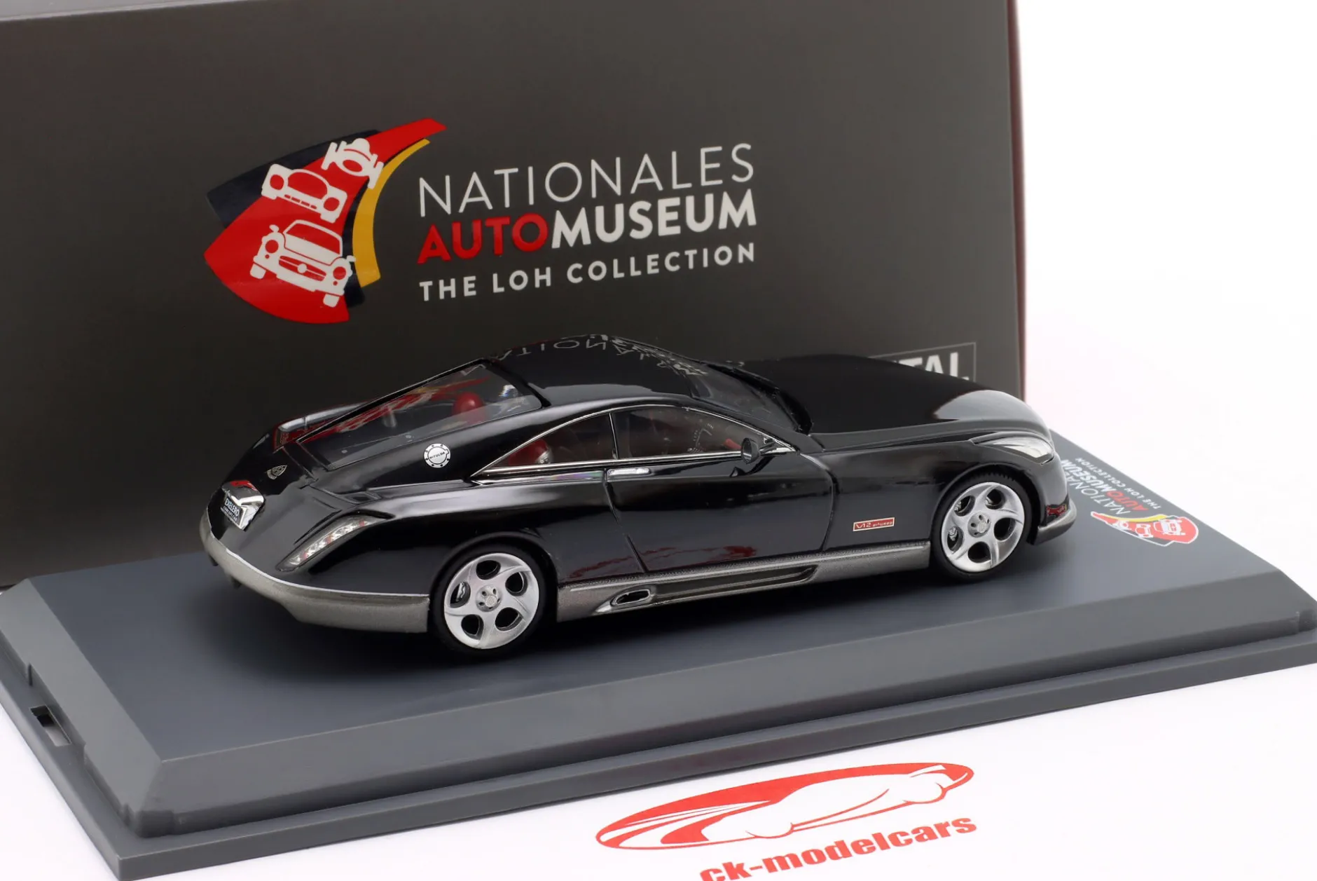Maybach Exelero Baujahr 2005 schwarz 1:43 Schuco