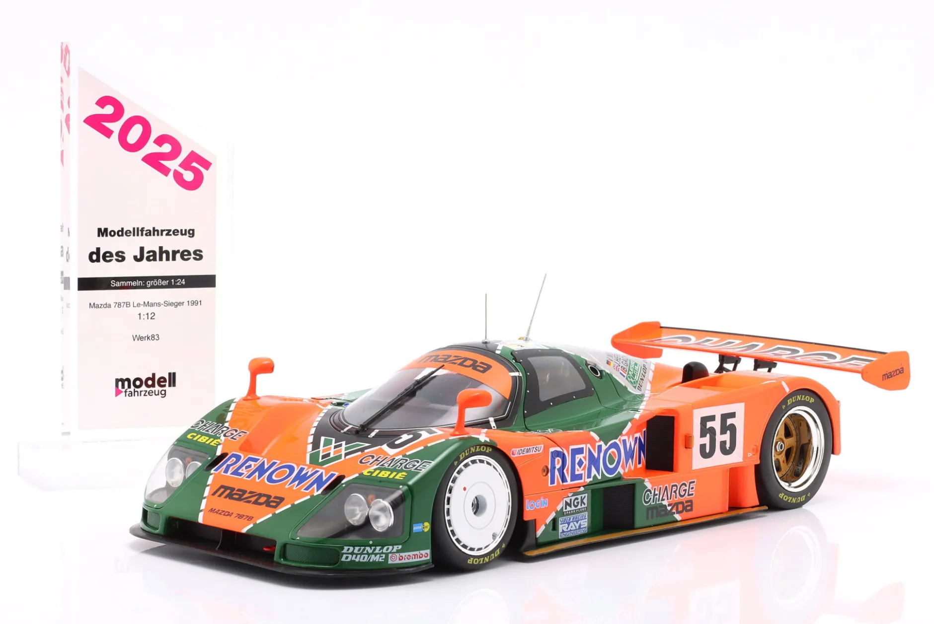 Mazda 787B #55 Sieger 24h LeMans 1991 Weidler, Herbert, Gachot 1:12 WERK83