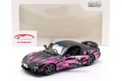 Mazda RX7 (FD3) RS Solido Works Itasha Club 1999 pink / schwarz 1:18 Solido