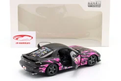Mazda RX7 (FD3) RS Solido Works Itasha Club 1999 pink / schwarz 1:18 Solido