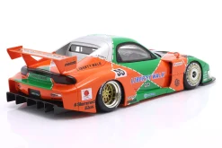 Mazda RX-7 (FD3S) LB-Super Silhouette 2024 Renown orange / grün 1:18 GT-Spirit