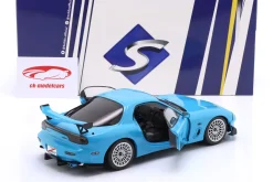 Mazda RX-7 Typ RS (FD3S) Baujahr 1999 neonblau 1:18 Solido