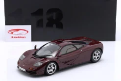 McLaren F1 Baujahr 1992 burgundrot 1:18 GT-Spirit