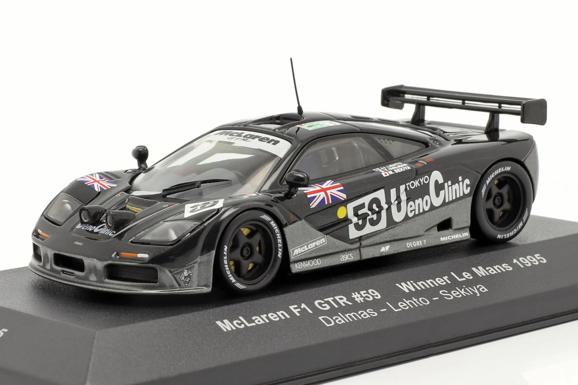 McLaren F1 GTR #59 Sieger 24h LeMans 1995 Dalmas, Sekiya, Lehto 1:43 Ixo