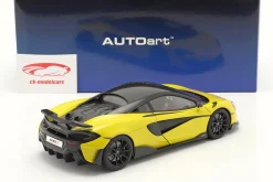 McLaren 600LT Baujahr 2019 sicilian gelb 1:18 AUTOart