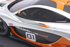 McLaren P1 GTR Pebble Beach 2014 grau / orange / schwarz 1:8 GT-Spirit