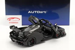 McLaren Senna Baujahr 2018 schwarz 1:18 AUTOart