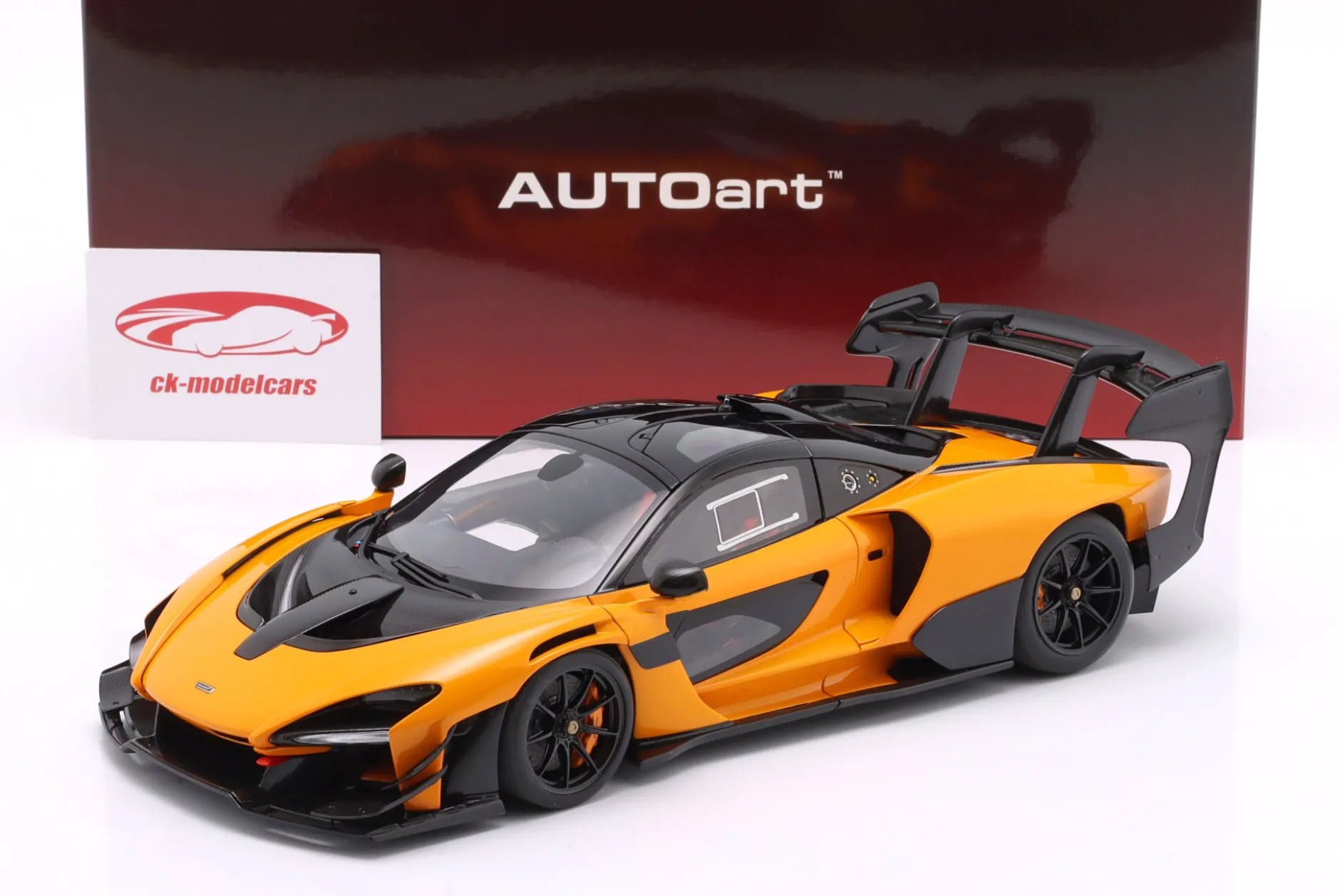 McLaren Senna GTR Baujahr 2019 orange 1:18 AUTOart