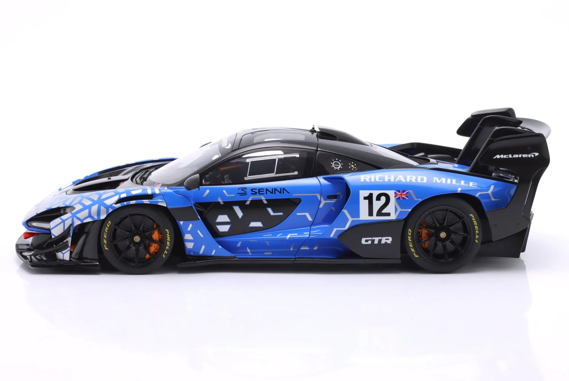 McLaren Senna GTR #12 Presentation Car 2019 blau / schwarz 1:18 AUTOart