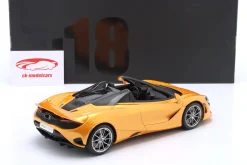 McLaren 750S Spider Baujahr 2024 orange 1:18 GT-Spirit
