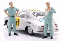 Mechaniker mit blauem Overall zieht sich an - Figur 1:18 Figurenmanufaktur