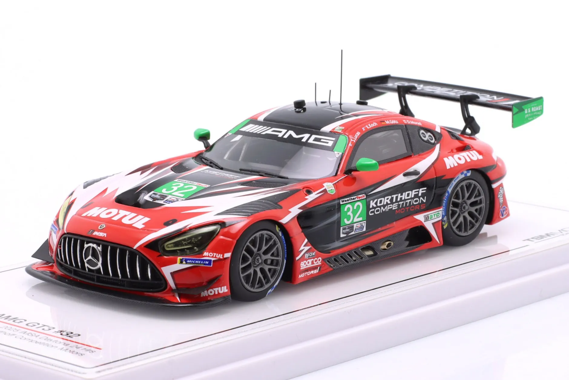 Mercedes-AMG GT3 Evo #32 24h Daytona 2025 Korthoff Competition Motors 1:43 TrueScale