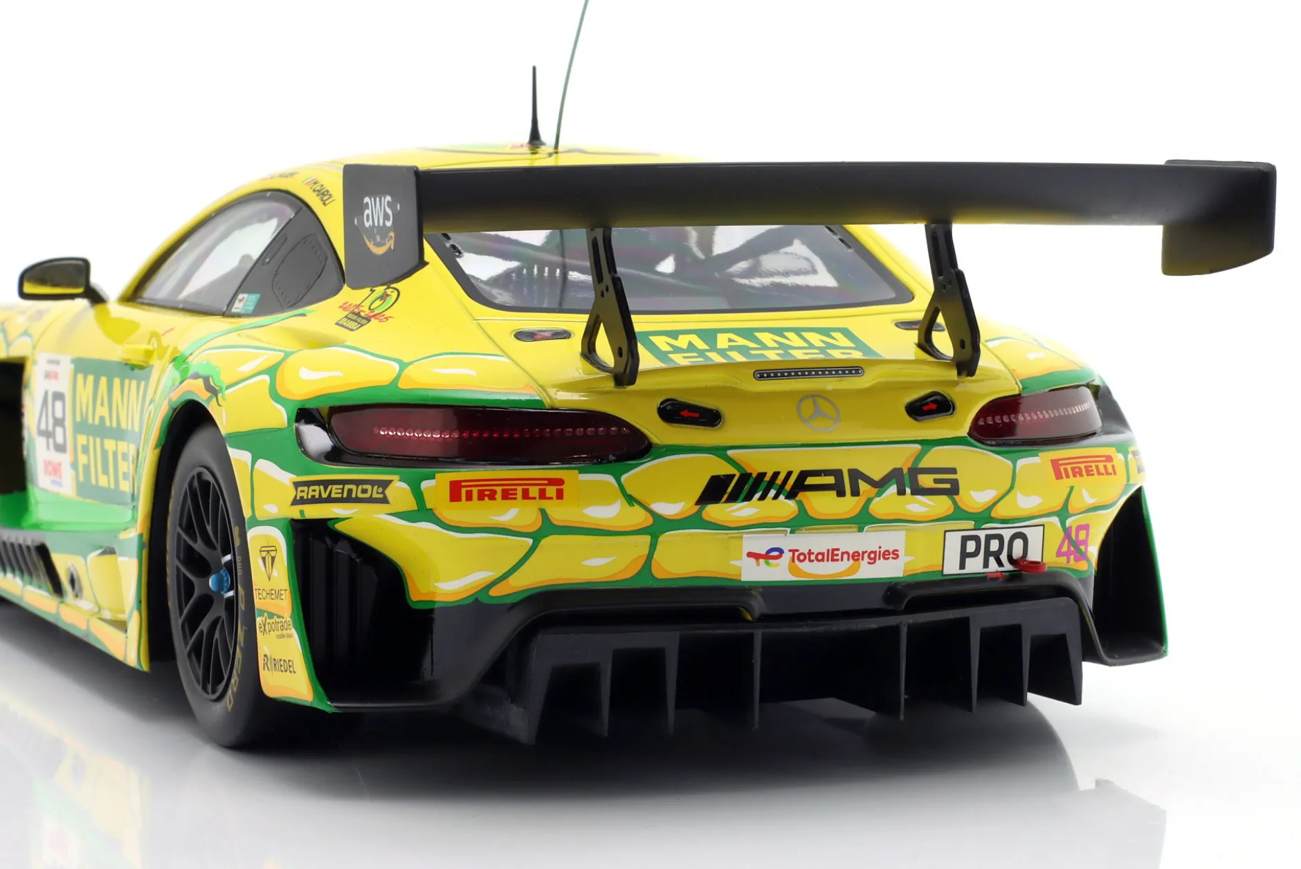 Mercedes-AMG GT3 Evo #48 24h Spa 2025 Winward Racing Mamba 1:18 Ixo