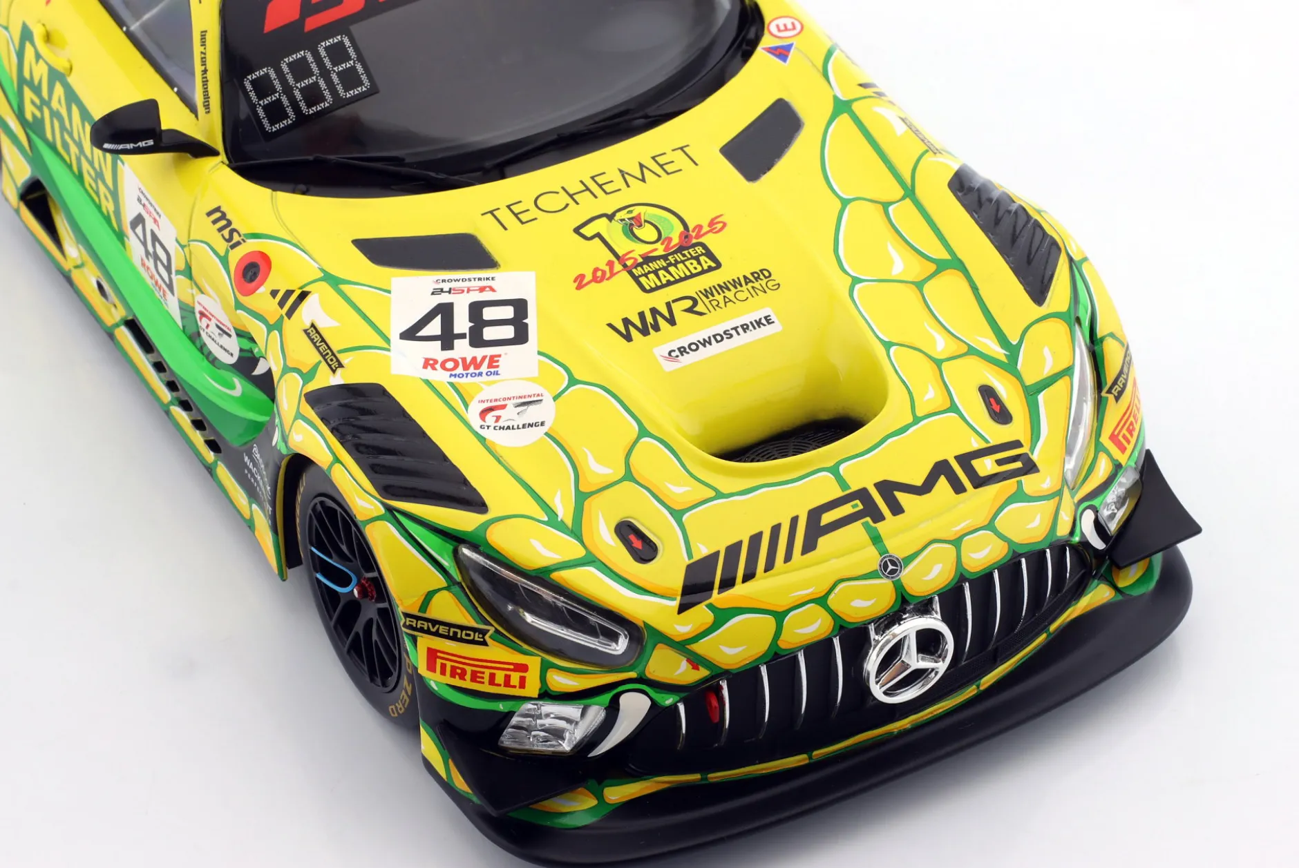Mercedes-AMG GT3 Evo #48 24h Spa 2025 Winward Racing Mamba 1:18 Ixo