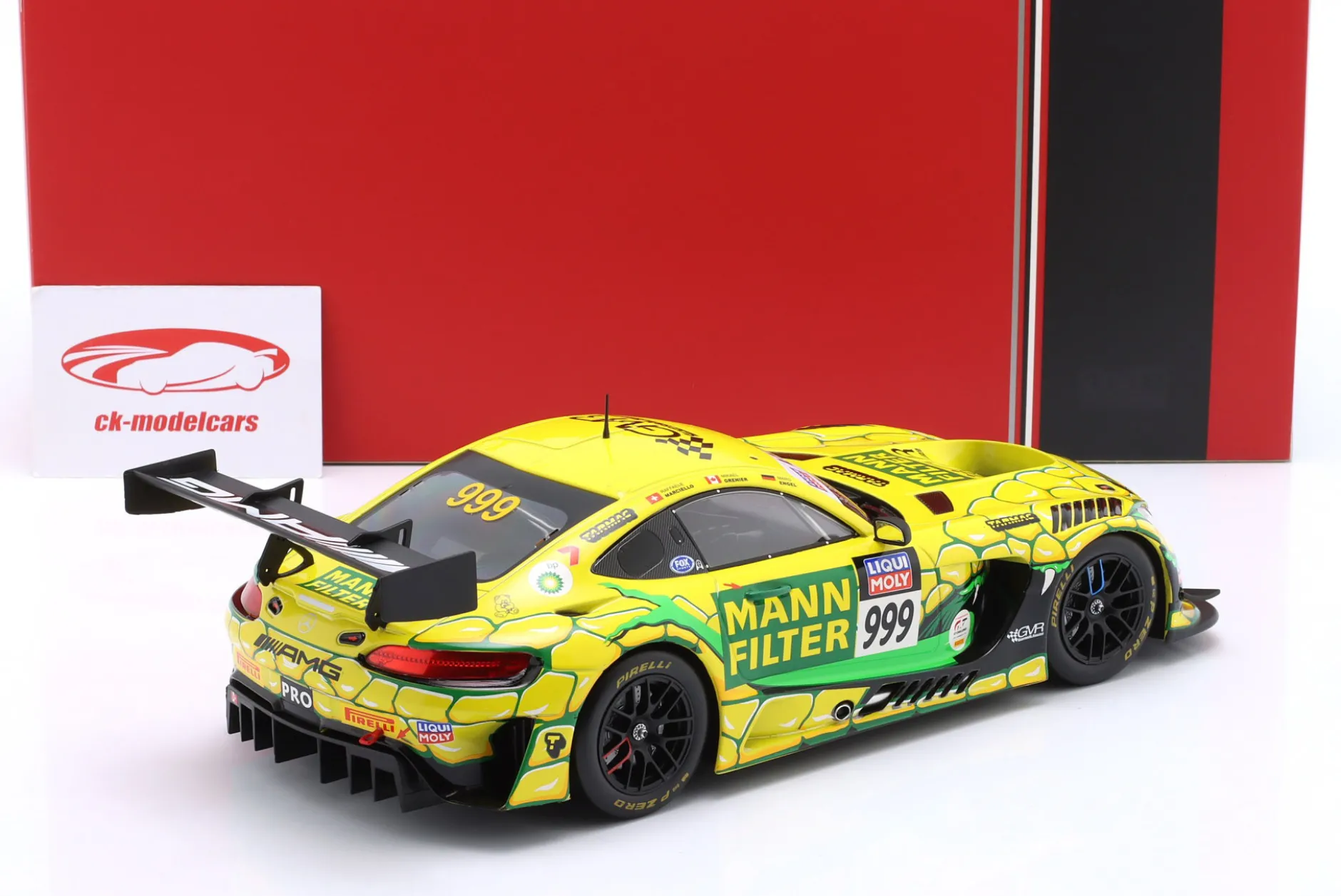 Mercedes-AMG GT3 Evo Mamba #999 3rd 12h Bathurst 2023 GruppeM Racing 1:18 Ixo
