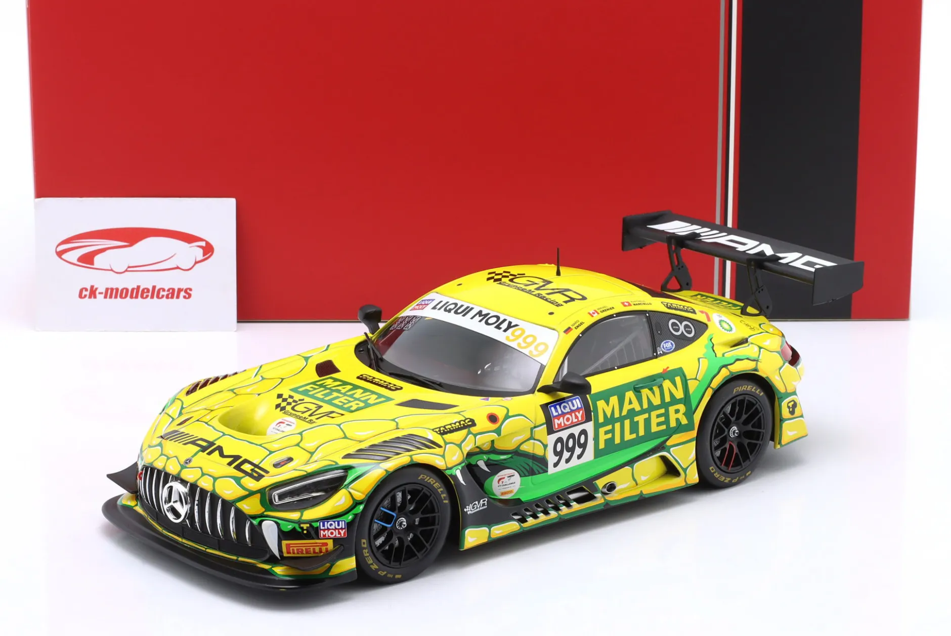 Mercedes-AMG GT3 Evo Mamba #999 3rd 12h Bathurst 2023 GruppeM Racing 1:18 Ixo