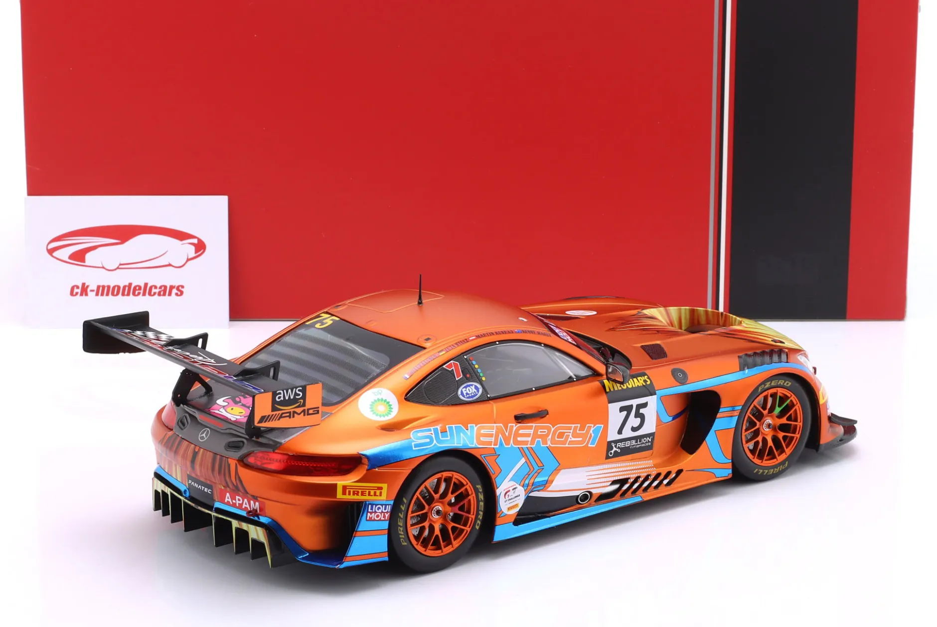 Mercedes-AMG GT3 Evo #75 Sieger 12h Bathurst 2022 SunEnergy1 1:18 Ixo