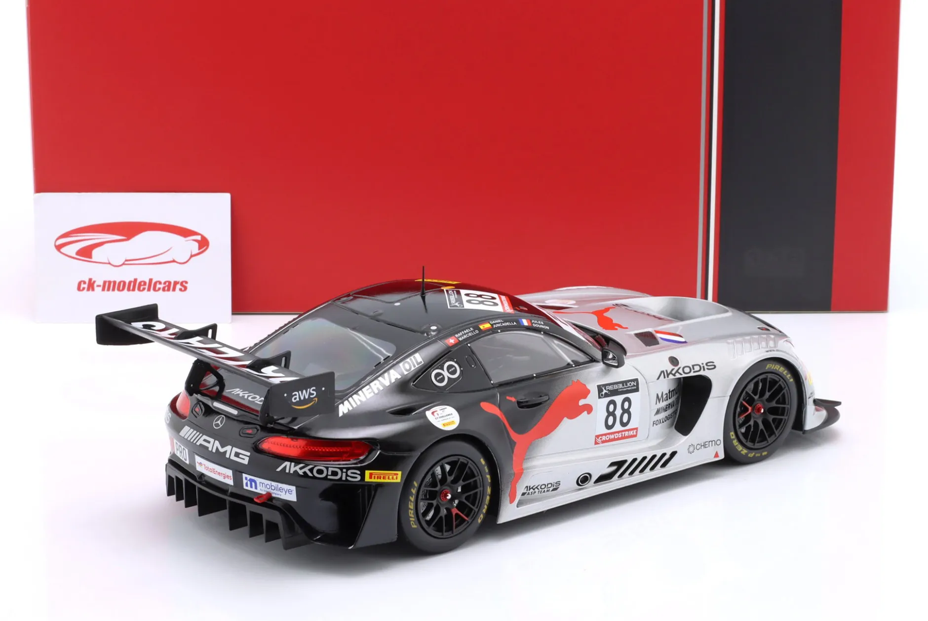 Mercedes-AMG GT3 Evo #88 Sieger 24h Spa 2022 AMG Team AKKodis ASP 1:18 Ixo