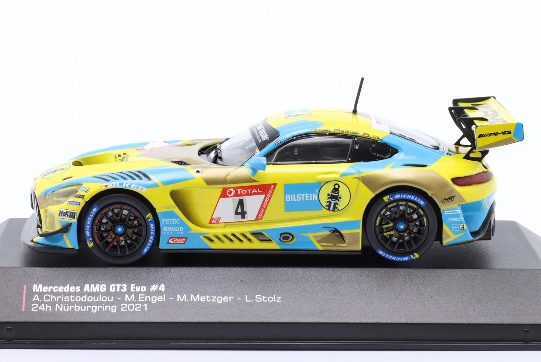 Mercedes-AMG GT3 #4 24h Nürburgring 2021 Christodoulou, Engel, Metzger, Stolz 1:43 Ixo