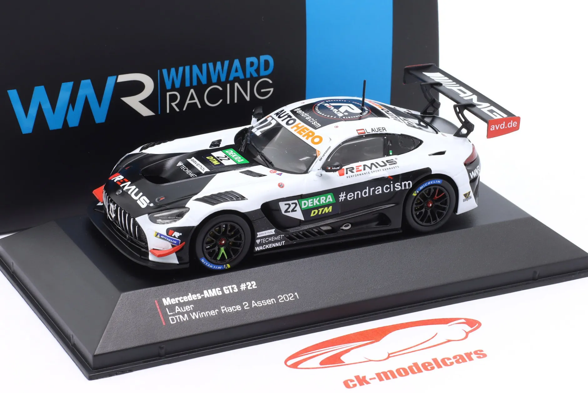 Mercedes-AMG GT3 # 22 Sieger Assen DTM 2021 Lucas Auer 1:43 Ixo