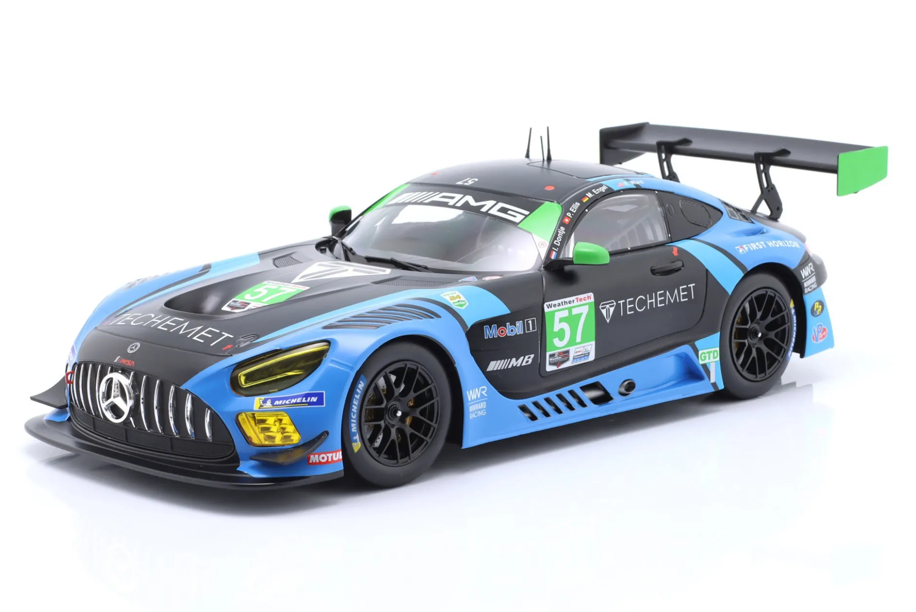 Mercedes-AMG GT3 #57 Sieger GTD-Klasse 24h Daytona 2021 Winward Racing 1:18 Ixo