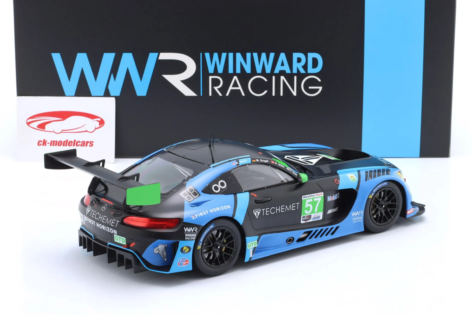 Mercedes-AMG GT3 #57 Sieger GTD-Klasse 24h Daytona 2021 Winward Racing 1:18 Ixo