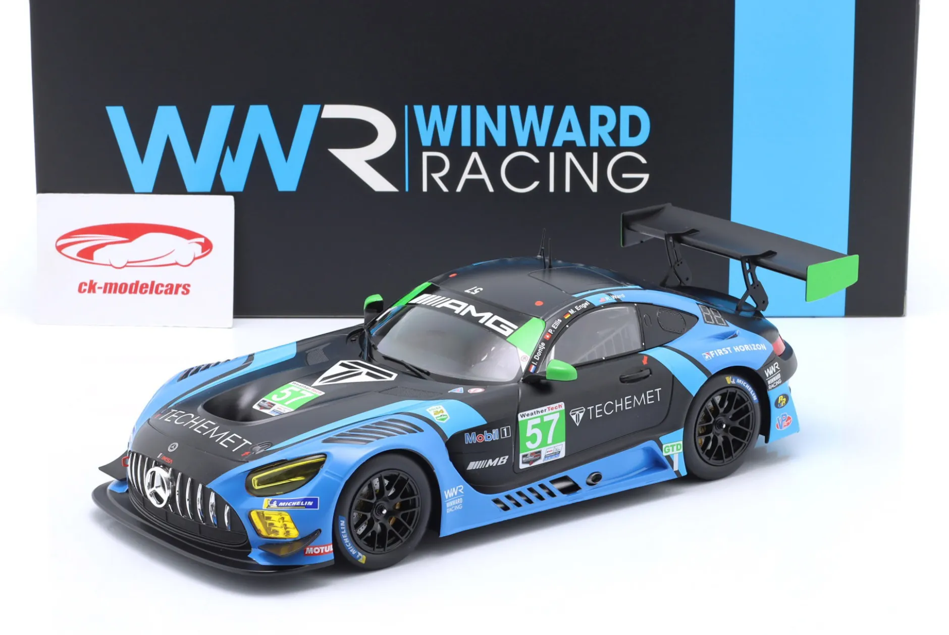 Mercedes-AMG GT3 #57 Sieger GTD-Klasse 24h Daytona 2021 Winward Racing 1:18 Ixo