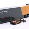 Mercedes-Benz Actros Formel 1 Renntransporter mit McLaren MCL38 #4 Norris 1:43 Bburago
