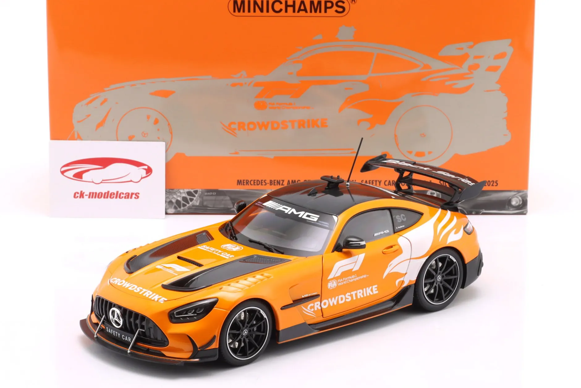 Mercedes-Benz AMG GT Black Series Safety Car British GP Formel 1 2025 1:18 Minichamps