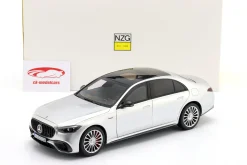 Mercedes-Benz AMG S 63 E Performance Baujahr 2022 hightechsilber 1:18 NZG