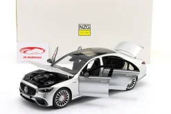 Mercedes-Benz AMG S 63 E Performance Baujahr 2022 hightechsilber 1:18 NZG